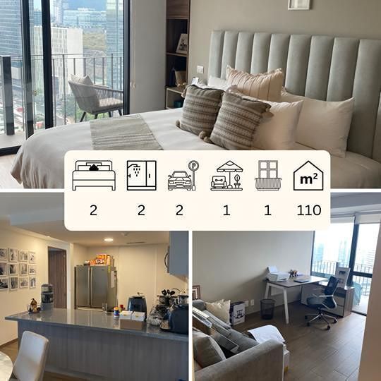 Departamento en Renta en Carretera México-Toluca con 2 Recámaras, 110 Metros Cuadrados y 2 Baños | luxxu Departamento en Renta en Carretera México-Toluca con 2 Recámaras, 110 Metros Cuadrados y 2 Baños | luxxu